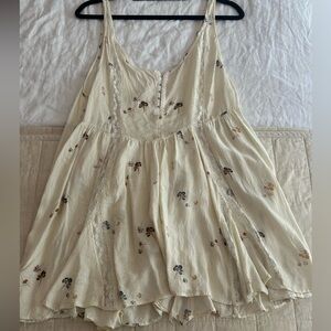 Free people - give a little mini slip dress!